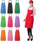 Разноцветные фартуки для кухни, принадлежности для уборки, фартук для взрослых, удобный мужской, Женский Универсальный фартук с карманами для повара