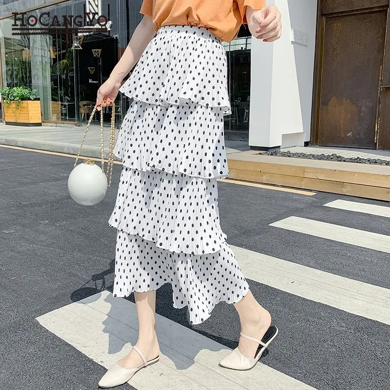 Женская эластичная юбка пачка на весну и лето новинка 2020 многослойная