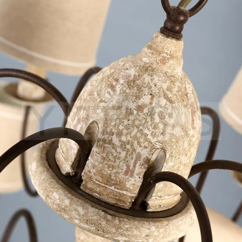 Деревянная люстра в виде птицы деревенский светильник европейский домашний