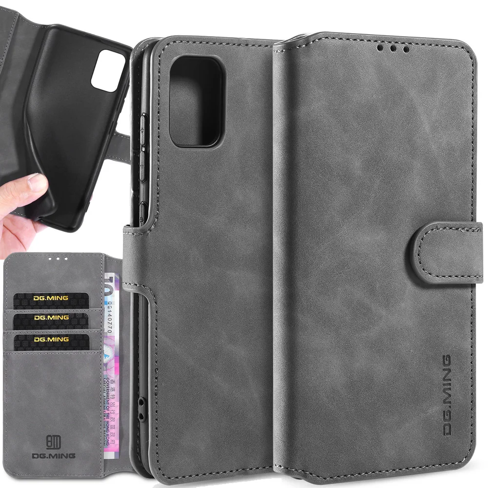 Чехол-бумажник из матовой кожи с откидной крышкой для Samsung Galaxy A31 чехол в стиле