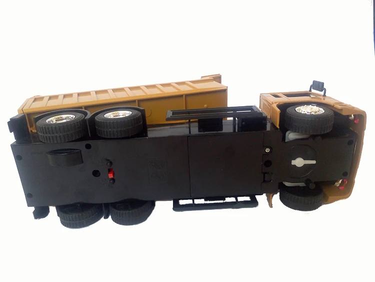 RC автомобили самосвал игрушки для детей мальчиков рождественские день рождения подарки желтый цвет RC инженерный грузовик модель пляжные игрушки транспортер