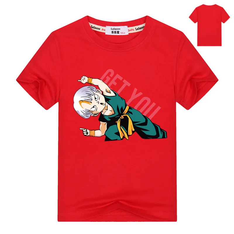 Dragon Ball футболка Гоку братьев топы, футболки Вегета мужские шорты для купания для мальчиков и девочек аниме «Наруто» best friend» футболка с надписью: "Dragonball Z футболка игрушечные фигурки из игры Dragon Ball dbz(“ сын аниме Гоку - Цвет: red