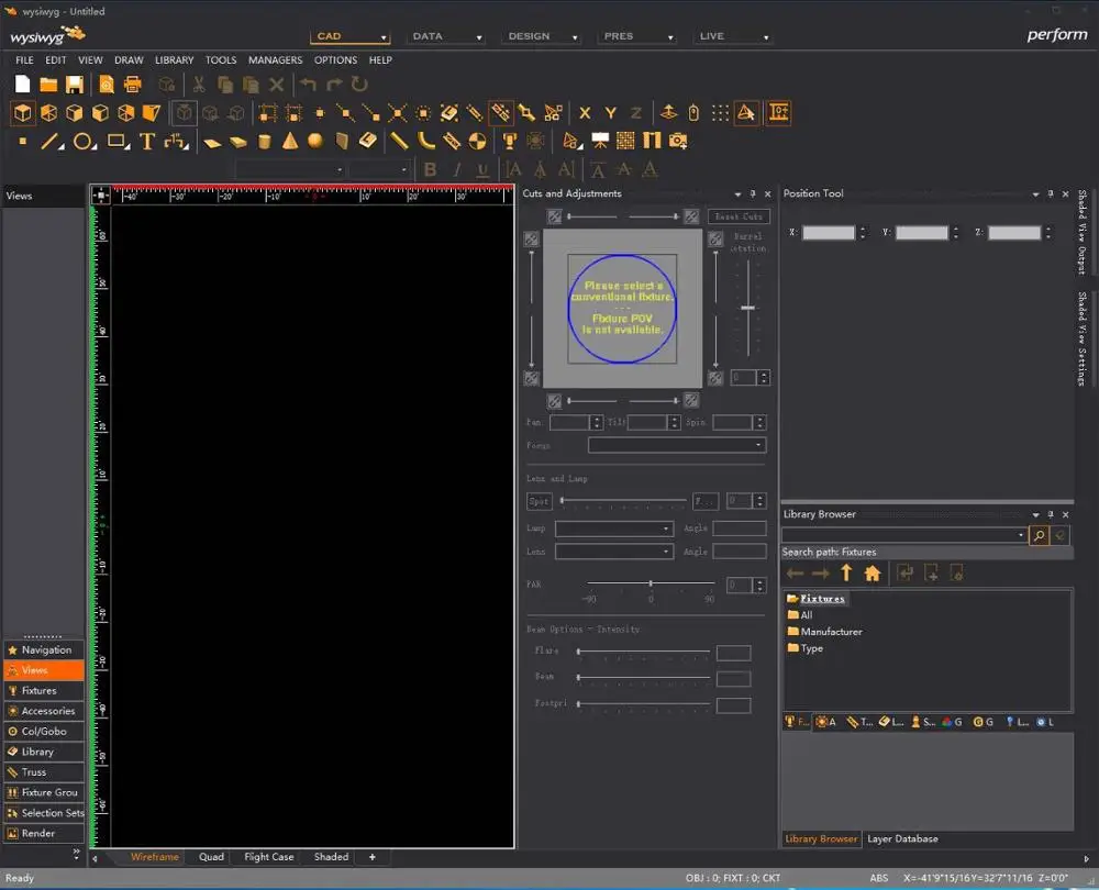 Dmx 512 контроллер освещения программное обеспечение R44 Wysiwyg3D | Лампы и освещение