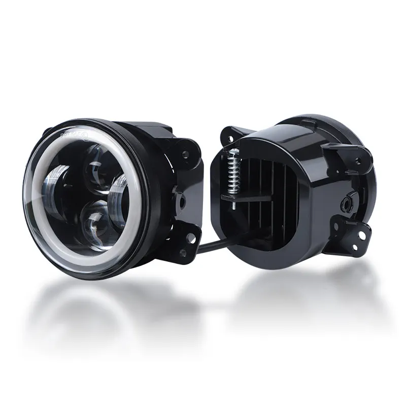 4 дюйма 7D светодиодный светильник Противотуманные фары для автомобиля дальний и