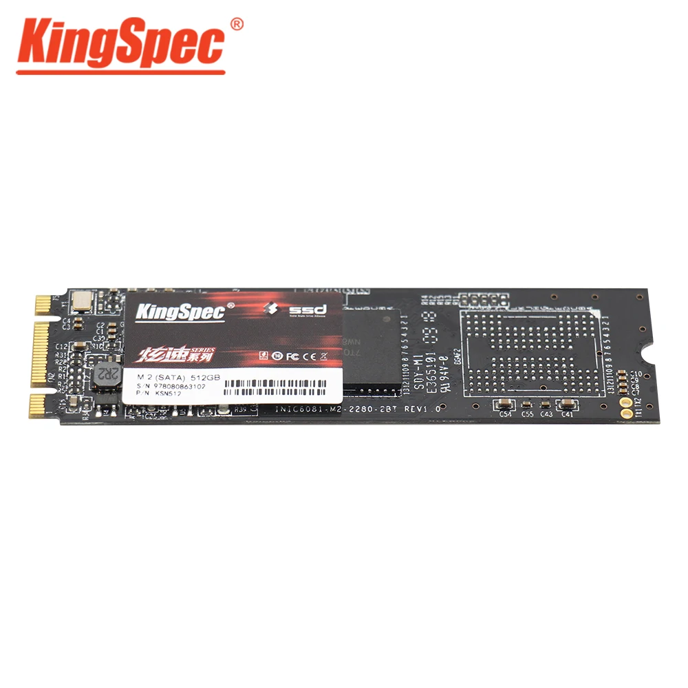 KingSpec M2 2280 SSD M.2 SATA 128 ГБ 256 512 1 ТБ HDD NGFF мм 2 disco duro для компьютера ноутбука Xiaomi