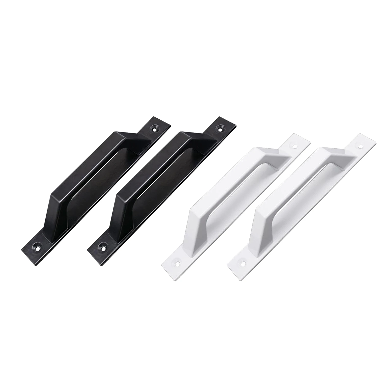 

Sliding Barn Door Handles Set Aluminum Alloy Door Pull for Wardrobes Cabinet