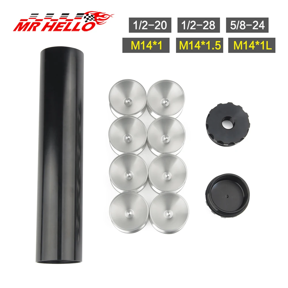 

Aluminum 5/8-24 or 1/2-28、1/2-20、M14*1、M14x1.5 Car Fuel Filter Car Solvent Trap D Cell Storage Cup for NAPA 4003 WIX 24003 L9"