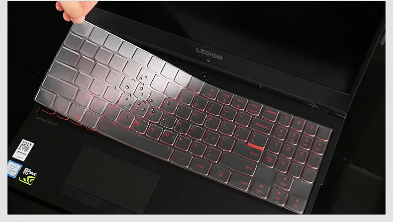 ТПУ чехол для клавиатуры ноутбука Lenovo Legion R720 Y720 Y540 Y530 Y520 Y730 Y740 (17 дюймов) Y7000(15 Y9000