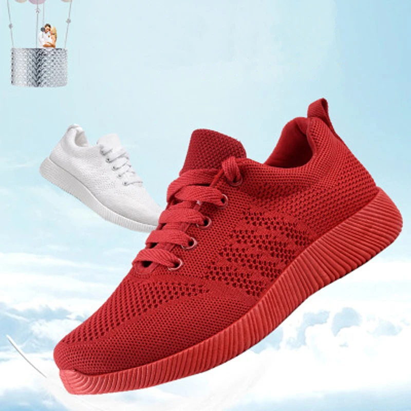 

Siddons 2020 Hot Sale Female Sneakers Mesh Lace Up Casual Ladies Sports Workout Shoes Lightweight Comfort Women Chunky Sneakers