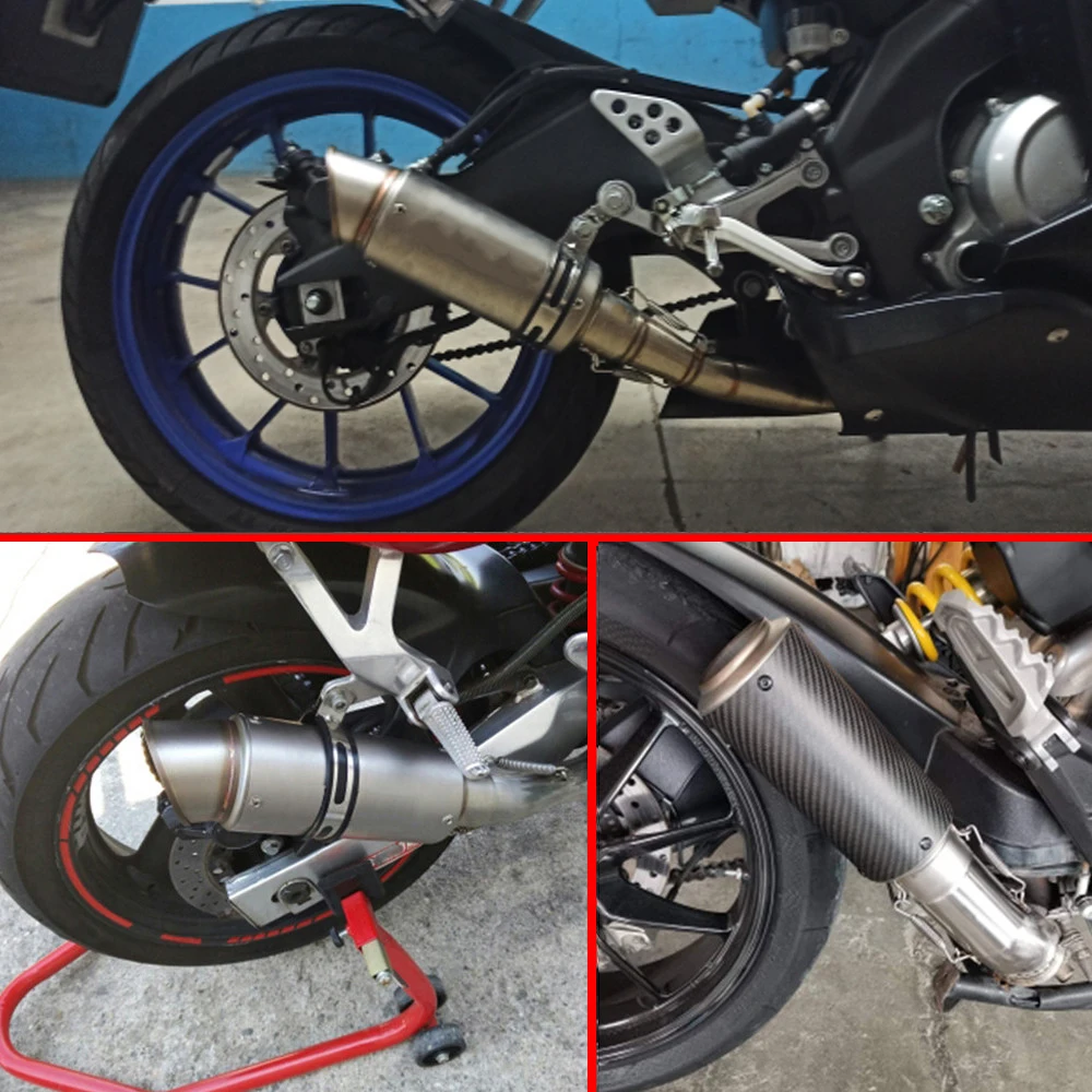 

Exhaust Pipe Motorcycle Muffler Escape Carbon Fiber Exhaust DB Killer For DUCATI Monster S2R 800 821 797 695 696 796 400 M400