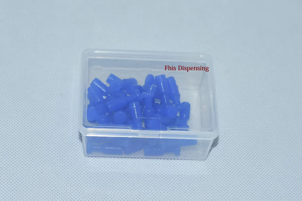 Упаковка из 50 силиконовых колпачков для 14 г дозирующих игл лабораторные