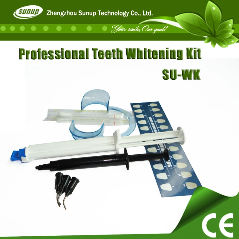 Профессиональный набор для отбеливания зубов 35% HP 1 шт. двойной шприц гель M Размер