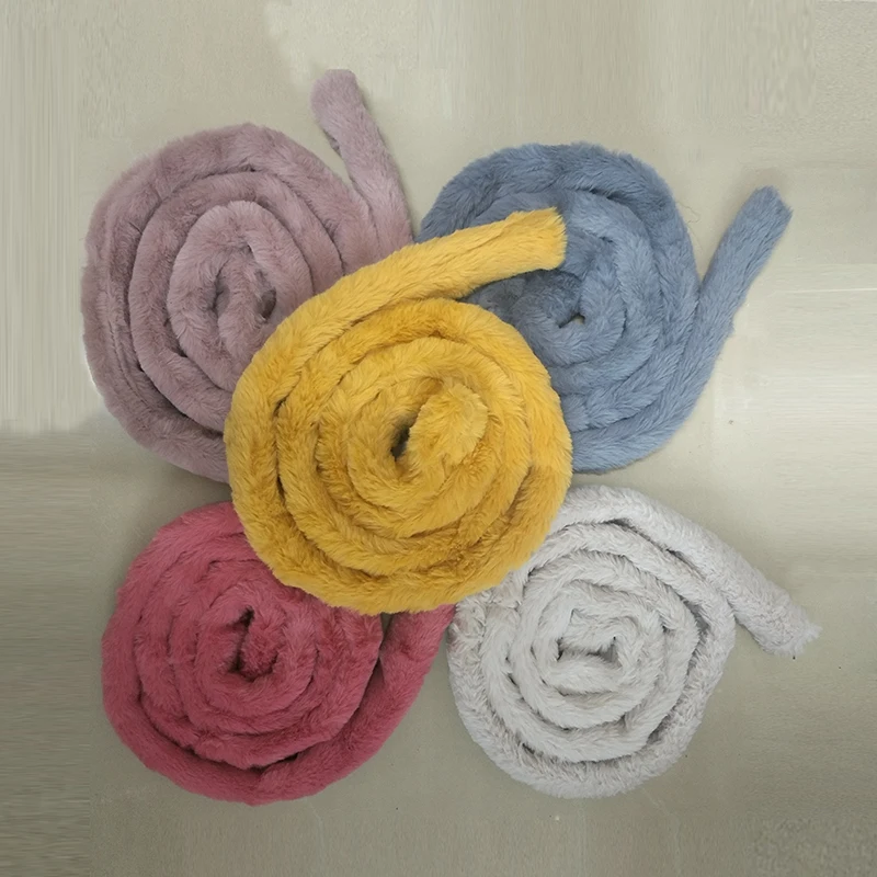 Ремень женский из мягкого меха длина около 2020 см 160 | Аксессуары для одежды