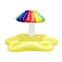 party favors toys pool float water fun inflatable drink holder serving bar swimming pvc salad fruit rainbow tree shape summer