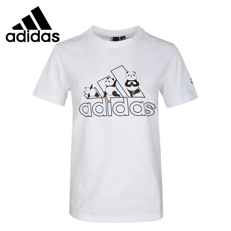 Новое поступление оригинальных футболок Adidas PANDA BOS женские футболки с коротким