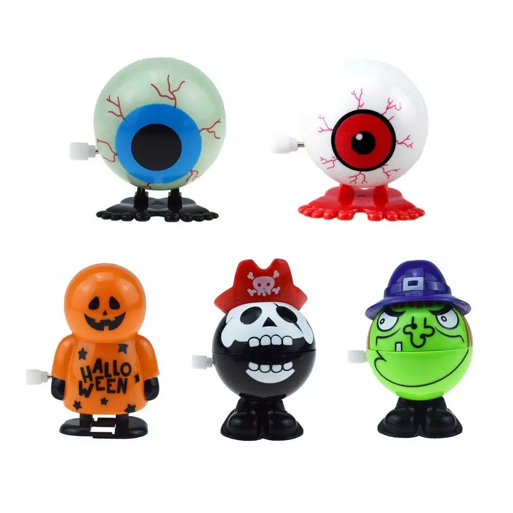 

Новые креативные и интересные детские игрушки на Рождество, Хэллоуин, заводные игрушки, вращающиеся глаза, прыгающие зубы, призрачные зубы