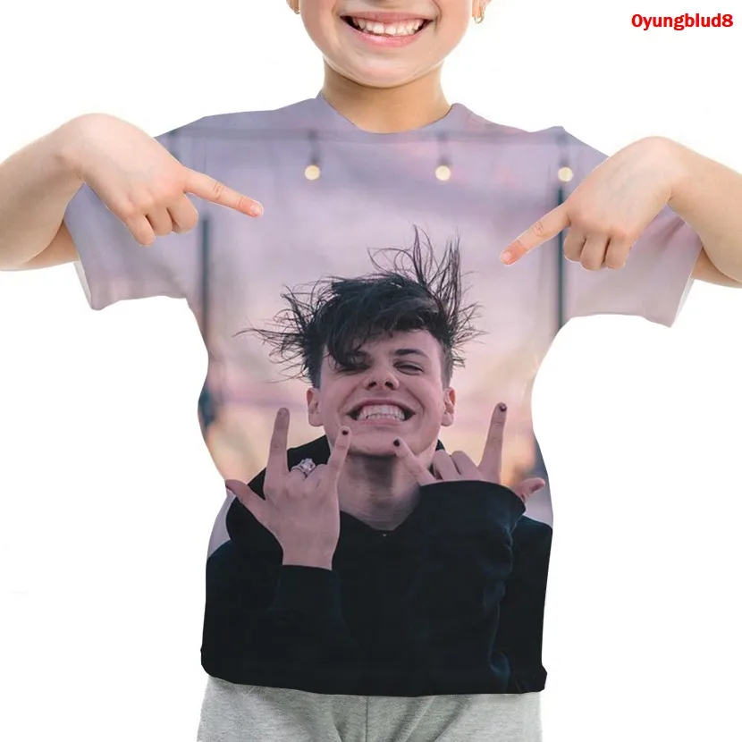 Hot Yungblud TShirts Print for Girls Boys Oversize O-neck Short Sleeve Casual Style T shirt Hip Hop Shirts Kids Funny T-Shirts