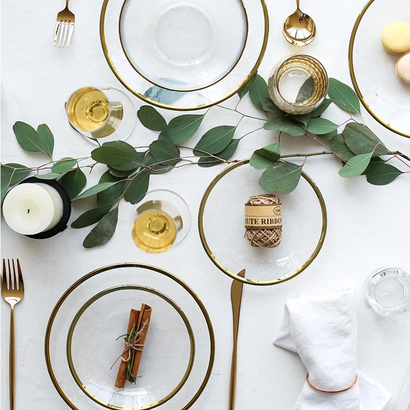 1 шт. Европейский Пномпень молоток шаблон стеклянная чаша Западный золотой край