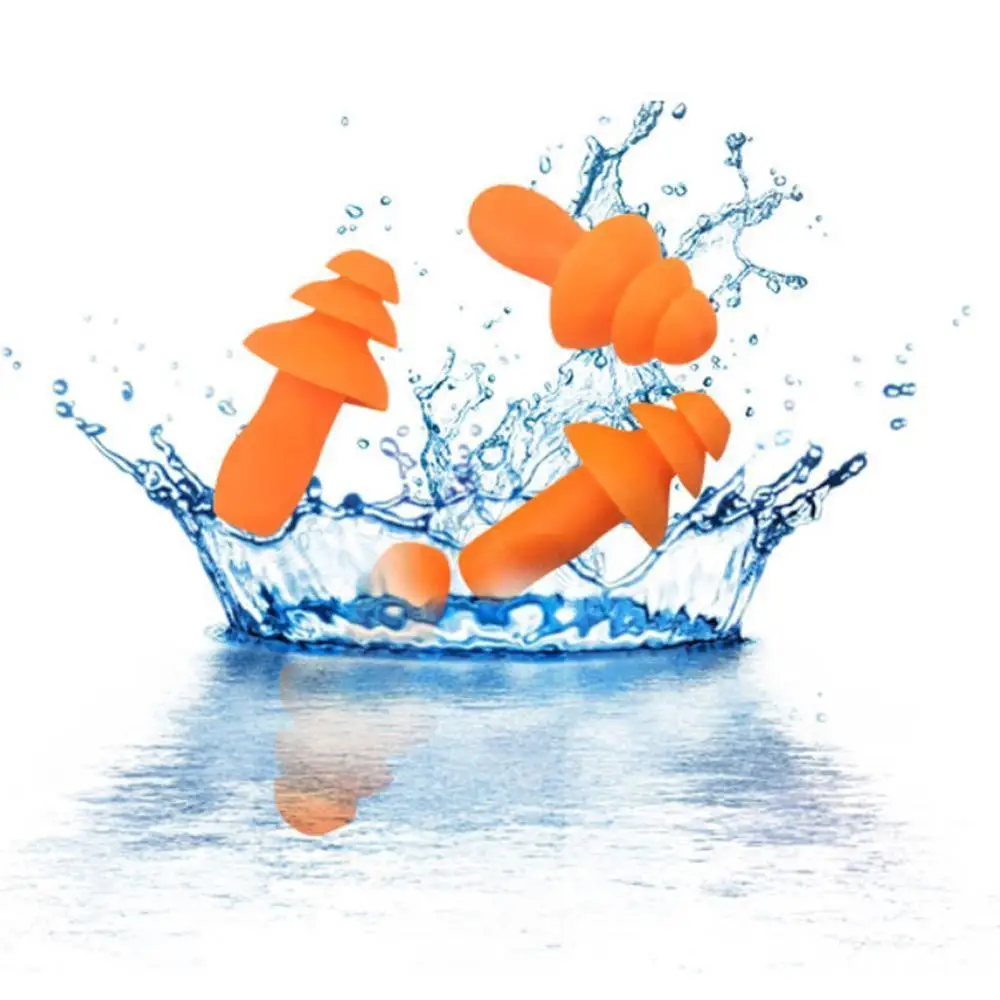 1 шт./10 штук Вилки многоразовые слуха Шум защита ушей силиконовый мягкий