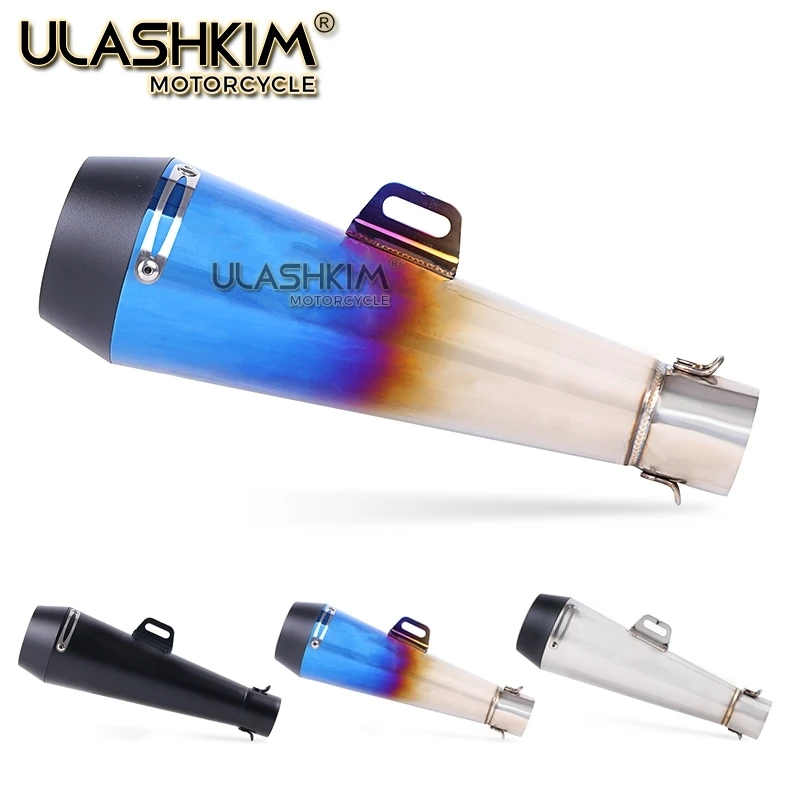 Универсальный 38-51 мм Мотоцикл выхлопная труба скутера M4 Escape GP горшок глушитель