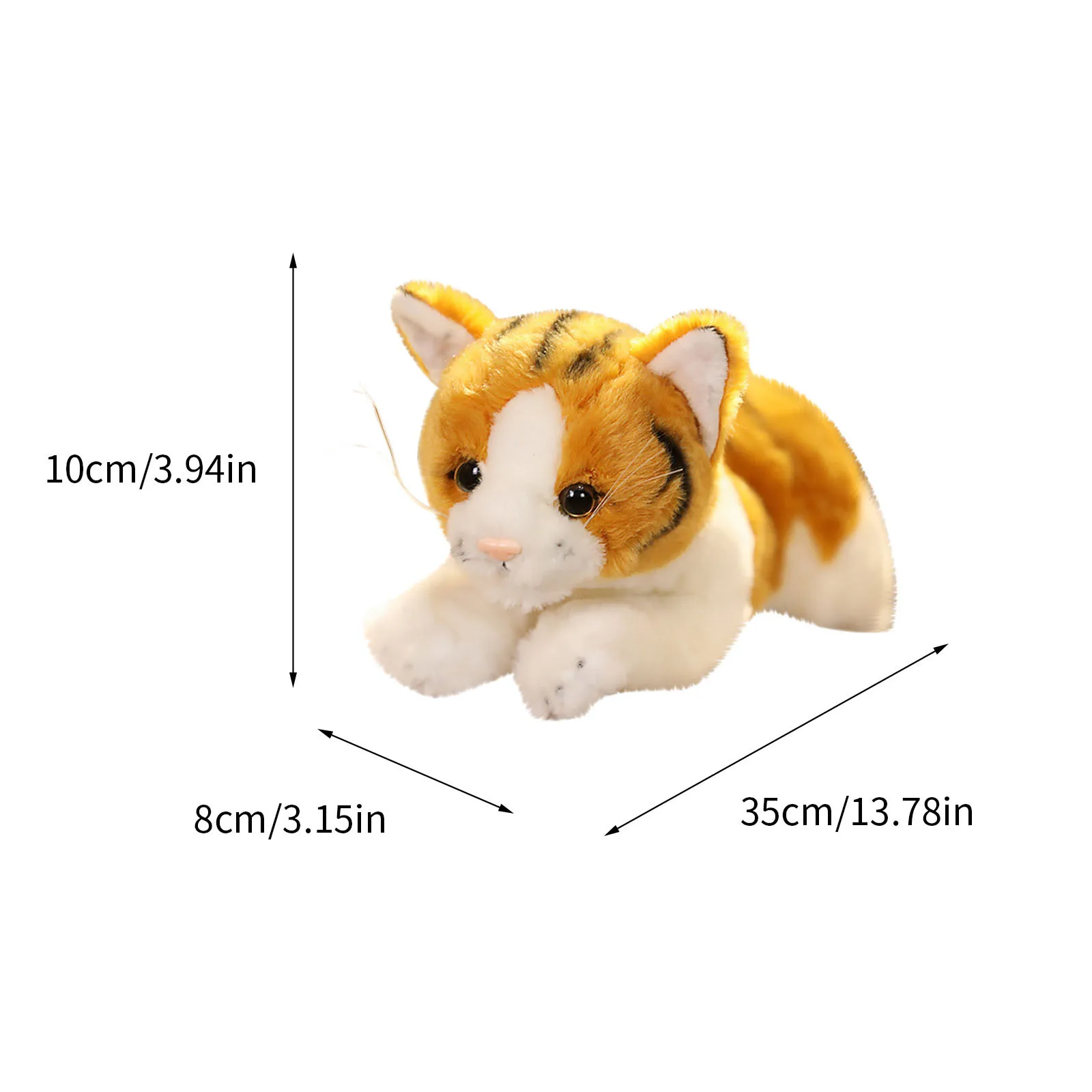 

Cute Plush Tiger Doll Plush Toy Stuffed Soft Animal Cartoon Pillow Cute Christmas Gift For Kids Cute Valentine's Day Gift