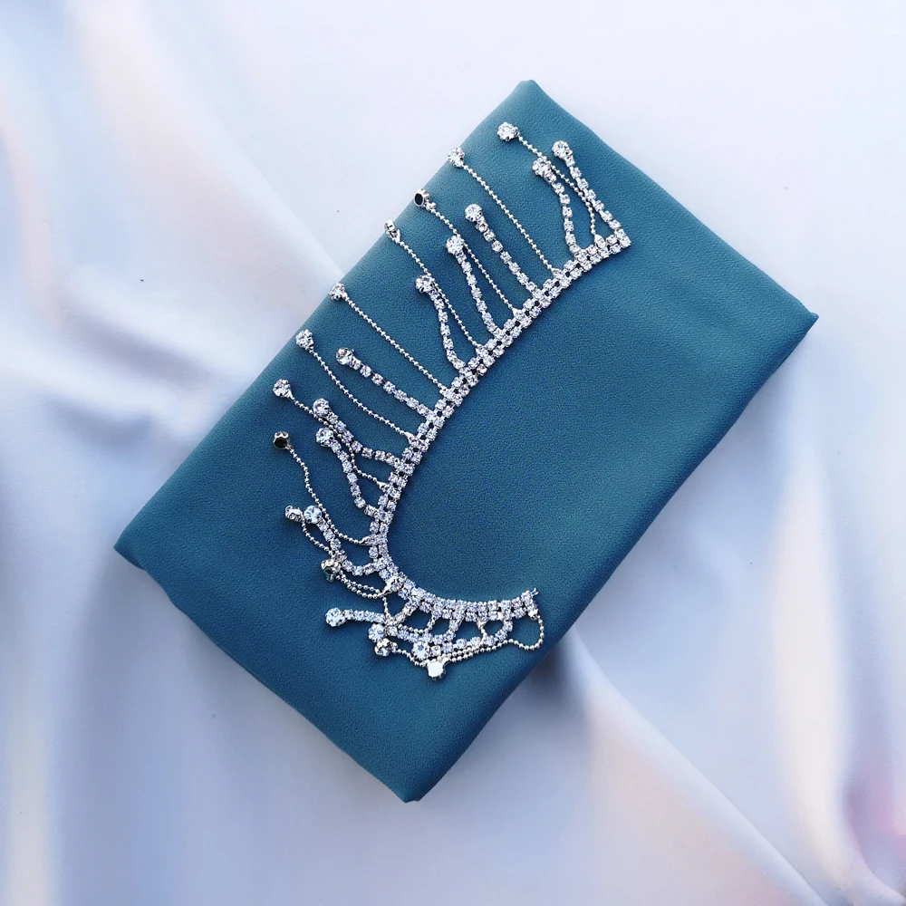 Шифоновая абайя Hijab шарф Мусульманский хиджаб тюрбаны повязка на голову для