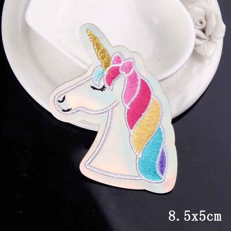 Сделай Сам нашивка единорога утюжок на патчи одежду вышитые для одежды патч