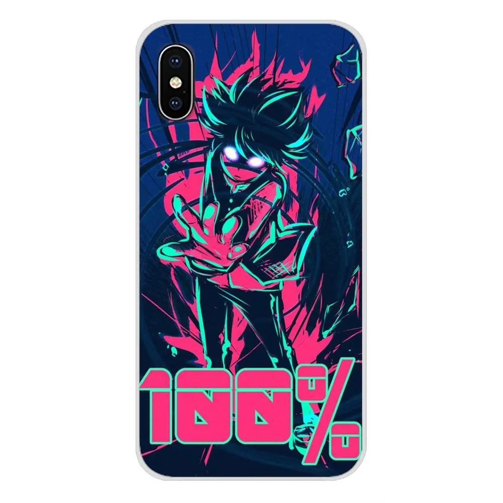 Прозрачный чехол из термополиуретана с мешок Mob Psycho (милый чудак 100 аниме для HTC One