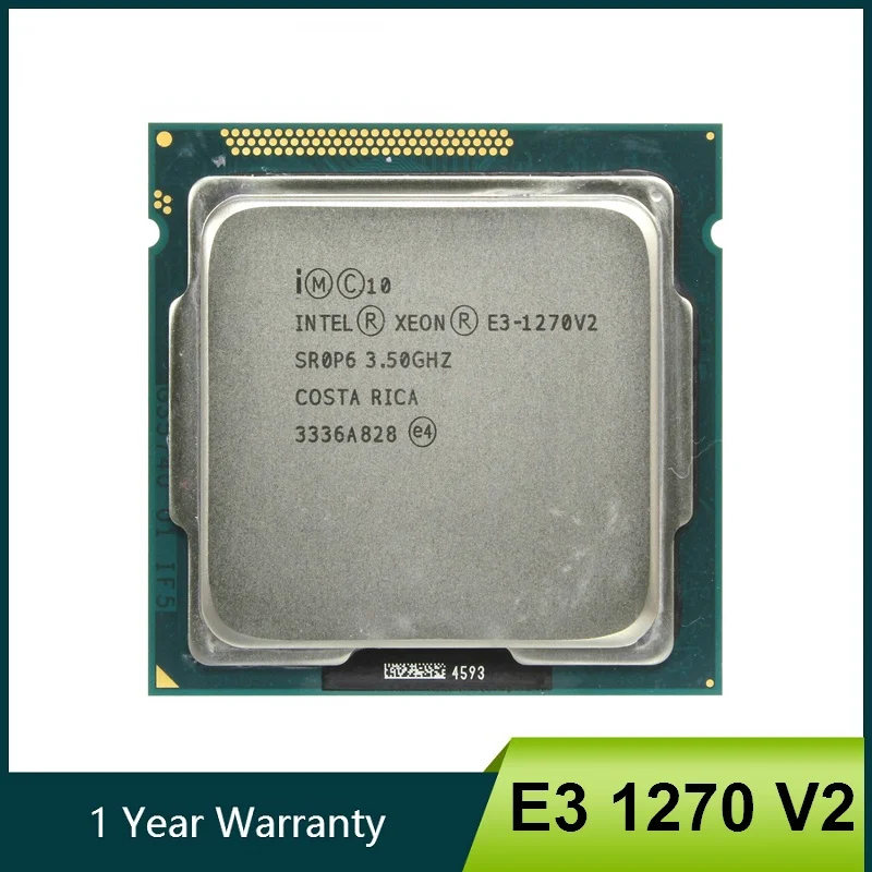 

Intel Xeon E3 1270 V2 3.5GHz LGA 1155 8MB Quad Core CPU Processor SR0P6