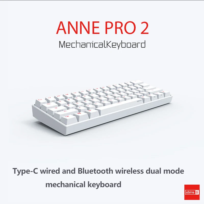 Annie pro2 mini portable 60% mechanical keyboard wireless Bluetooth cherry switch computer tablet phone keyboard removable cable