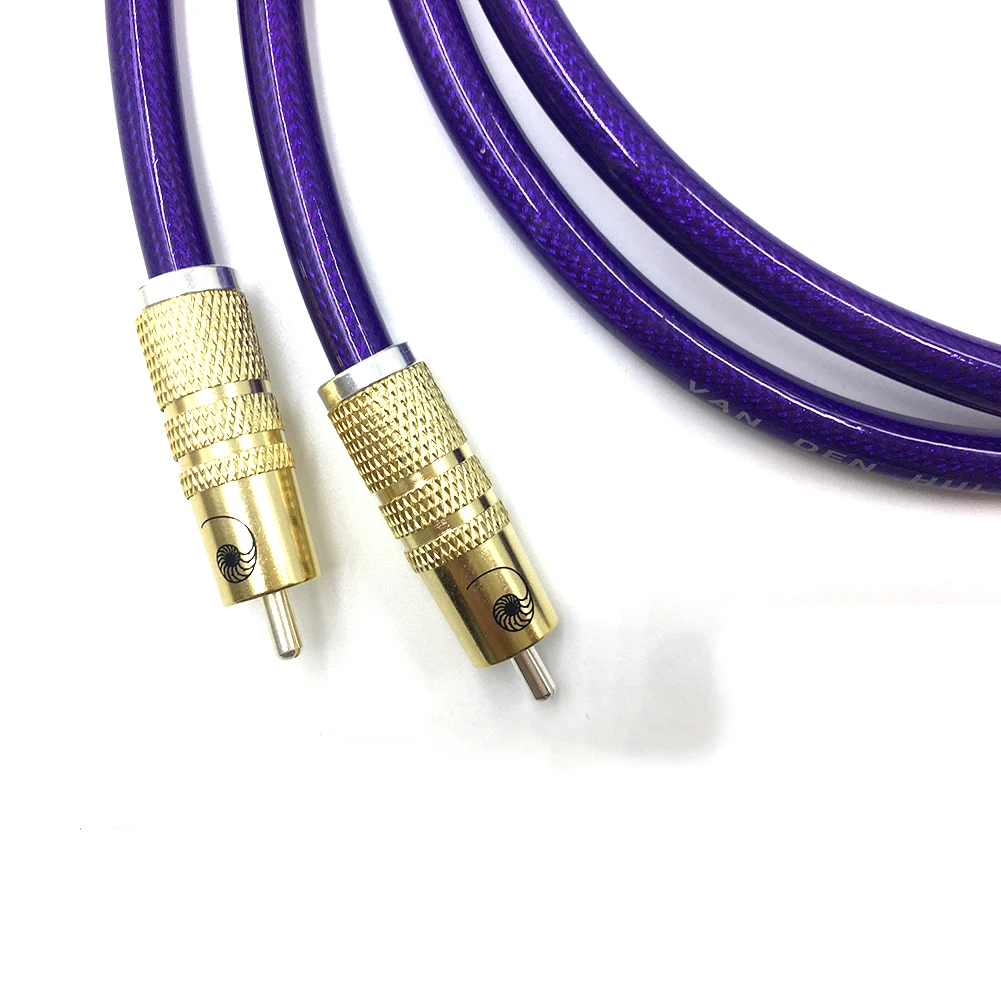 Hi fi стерео пара RCA кабель высокопроизводительный сигнальный провод Fi аудио 2rca к