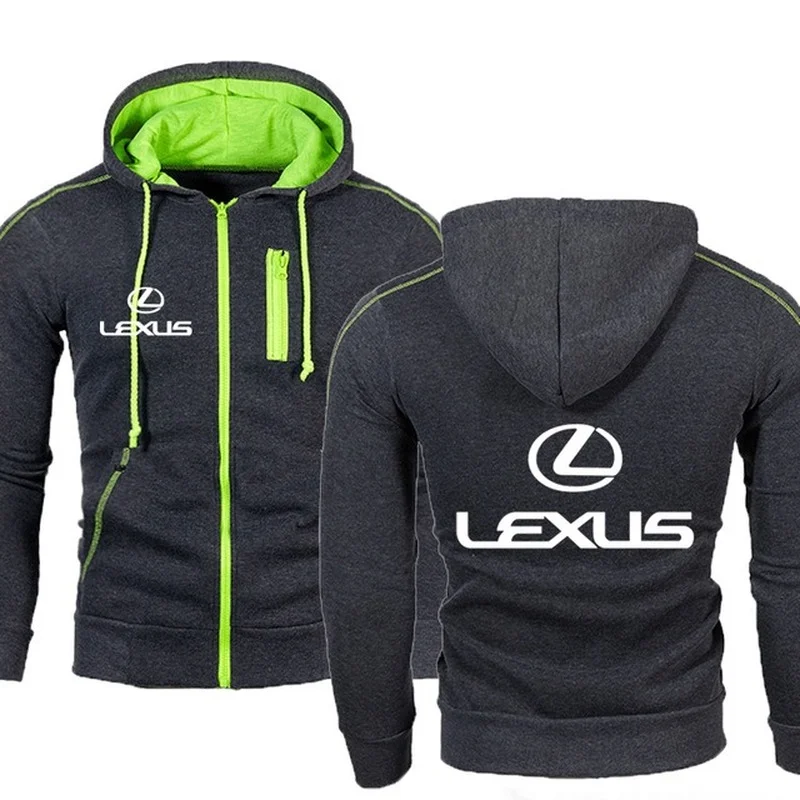 

2020 New Spring Autumn Fashion Men Hoodie Lexus Car Logo Print High Quality Cotton Sweatshir 6 Colors fashion hoodie men