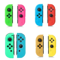 1pair controller cases silicone protective cover replacement green blue for nintendo switch joy con controllers