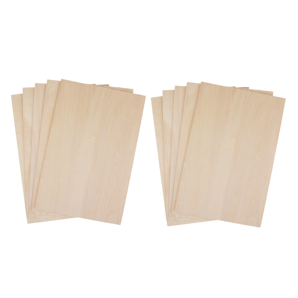 

10/20pcs Basswood Wood Sheets DIY Sand Table Building Materials Crafts