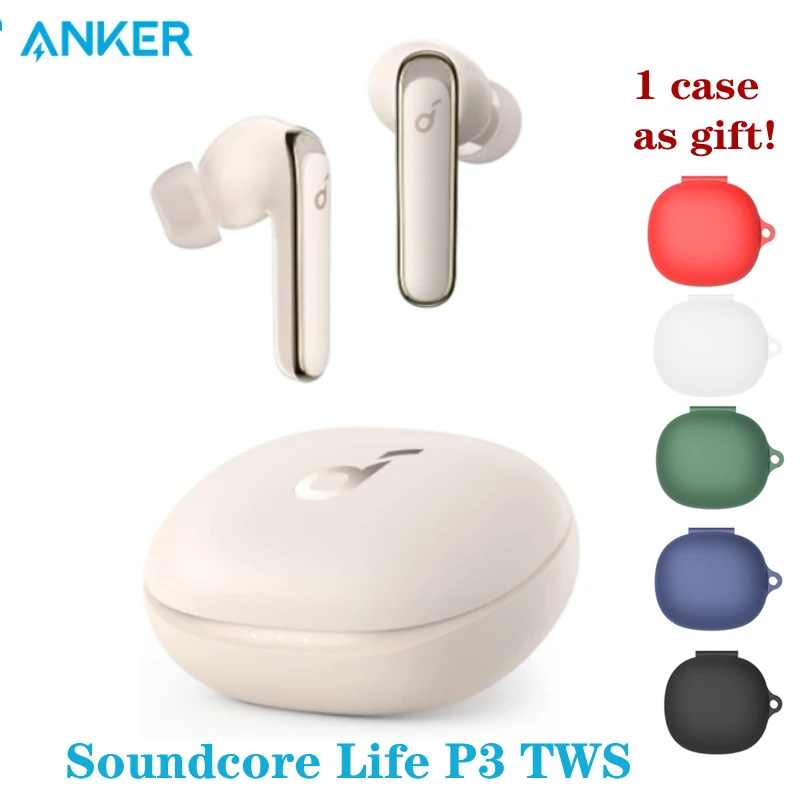 Anker-auriculares Soundcore Life P3 con TWS, cascos con cancelación de ruido, bajos,...