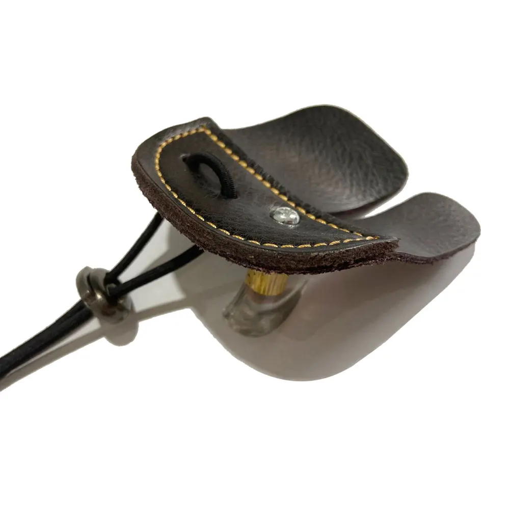 Зимняя обувь без молнии кожи стрельба из лука палец охранник защиты площадки