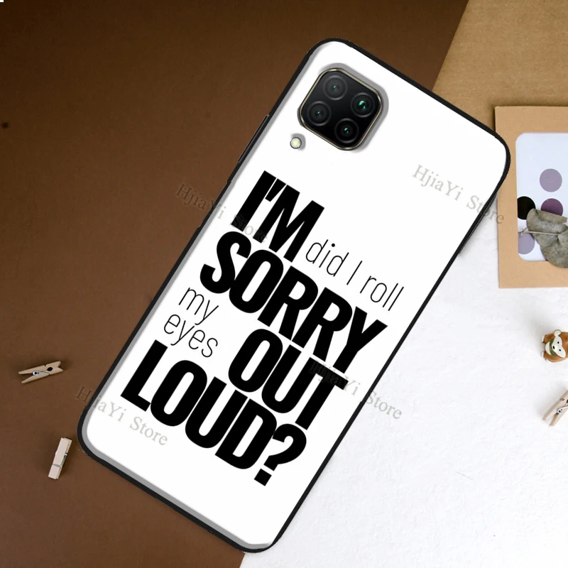 Чехол SARCASM для Huawei P Smart 2019 Nova 5T P30 P40 P20 Pro Mate 10 20 Lite Honor 50 10i 8X 9X | Мобильные телефоны и