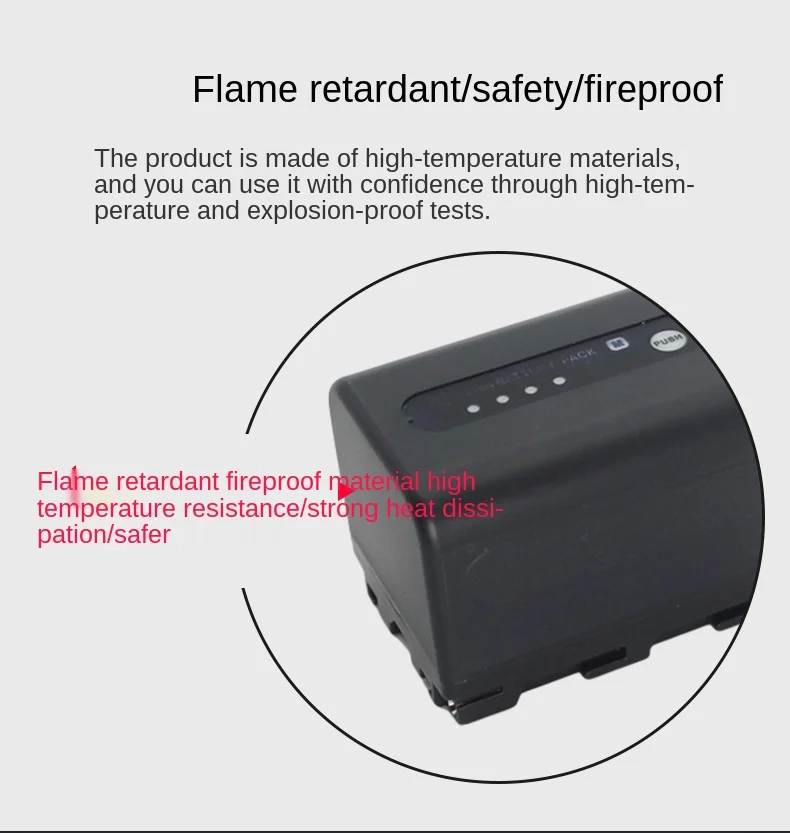 

7.2V 3000MAh Digital Video Camera Battery for Sony NP-QM71D Battery Rechargeable Lithium Ion Battery Life Batteries