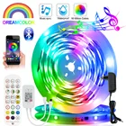 Светодиодная лента WS2811, гибкая Led лампа для подсветки телевизора, с Bluetooth, 12 В