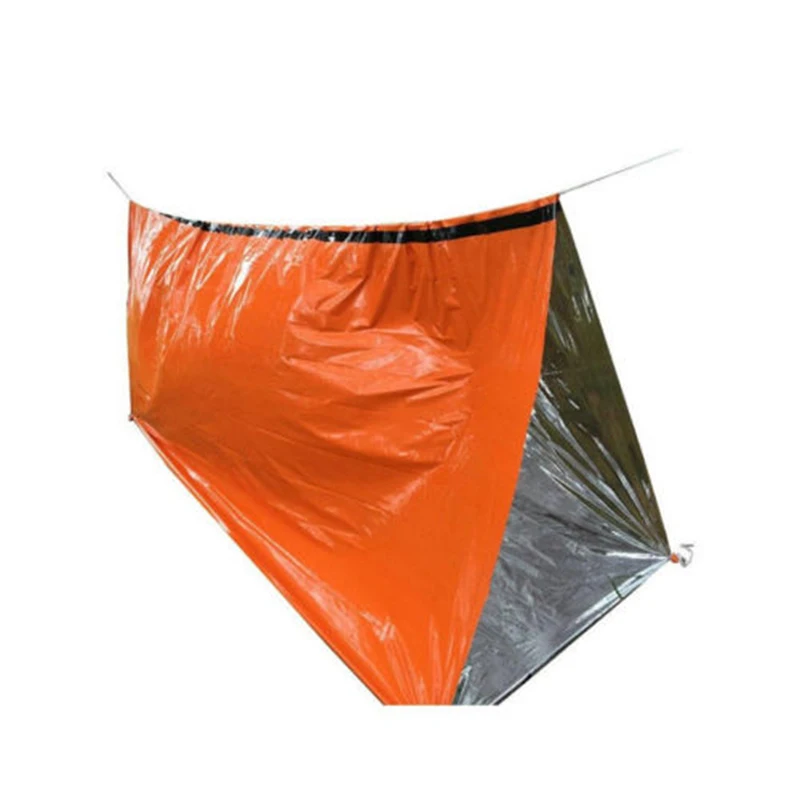 Кемпинг Аварийный спальный мешок Водонепроницаемый легкий термо Bivy одеяло для