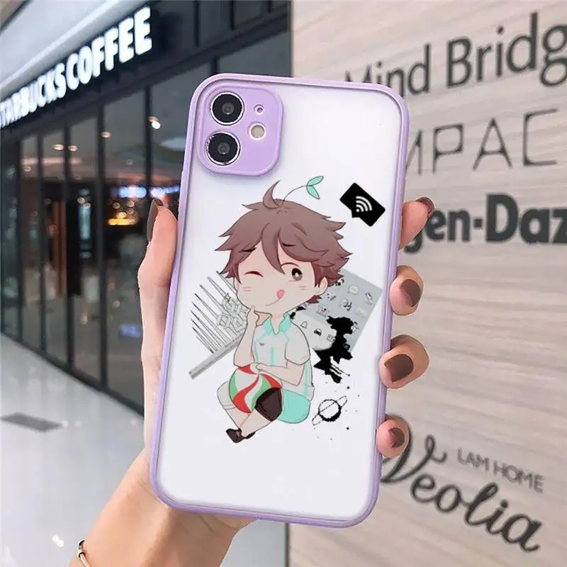 

Haikyuu Oikawa volleyball Japan anime Phone Cases matte transparent For iphone 7 8 11 12 plus mini x xs xr pro max cover