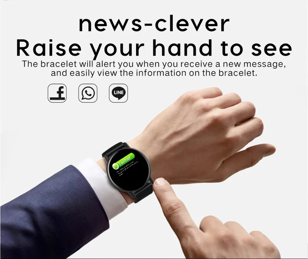 Wearpai H5 цветной экран фитнес-трекер Смарт-часы Bluetooth монитор сердечного ритма водонепроницаемые спортивные фитнес-часы для мужчин и женщин