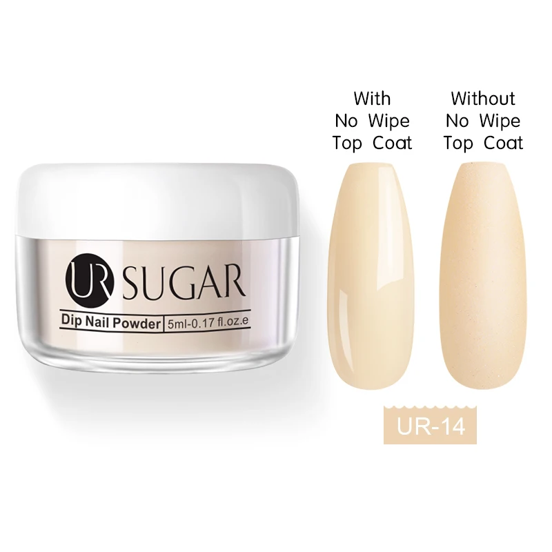 UR-14 Ur Sugar погружающаяся пудра для ногтей матовый эффект Блеск Пигмент натуральный сухой хром для гель-дизайна ногтей украшения маникюра 5 мл - Цвет: UR-14