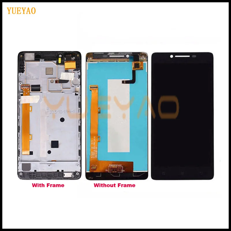 ЖК дисплей и тачскрин YUEYAO для Lenovo A6000 сменный дигитайзер в сборе K30 A 6000 запасная