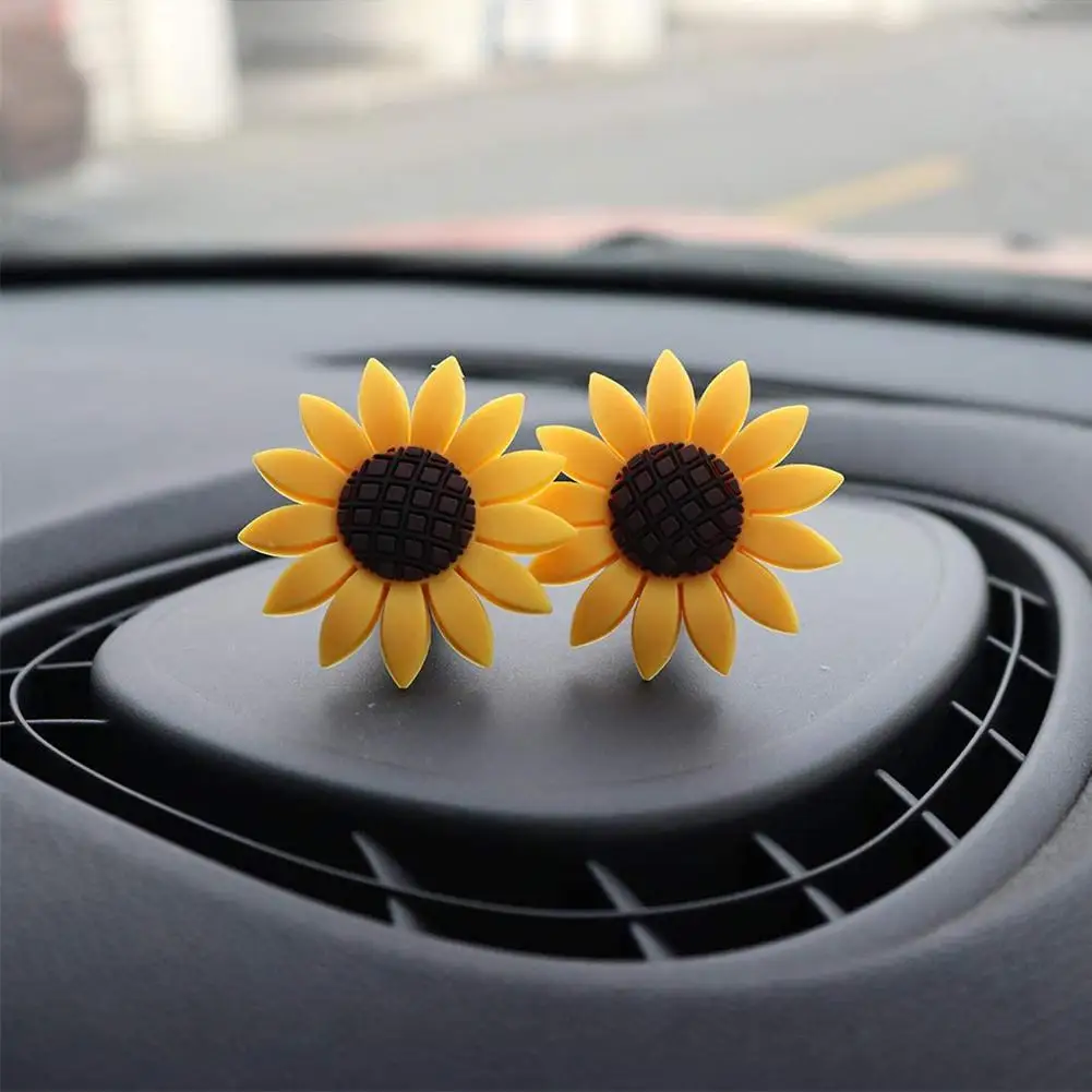 2 шт. автомобильный освежитель воздуха в форме подсолнуха | Автомобили и