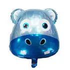 Мультяшный Халат с капюшоном в виде животного с рисунком лисы 