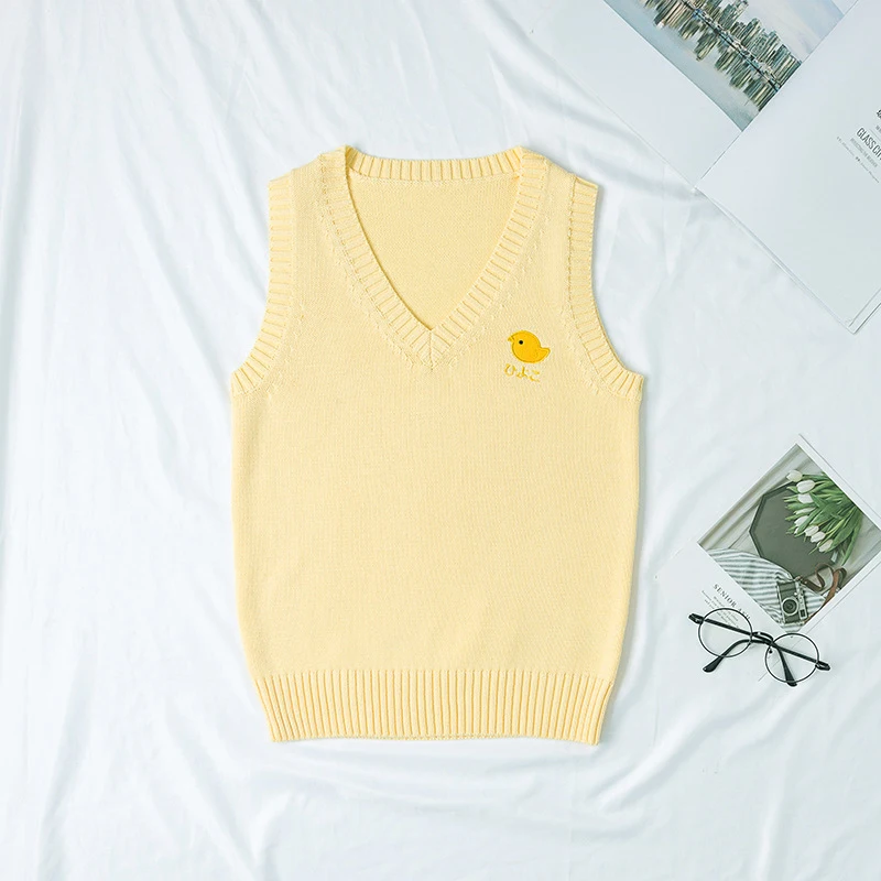 Женский трикотажный жилет без рукавов с V-образным вырезом | Тематическая одежда