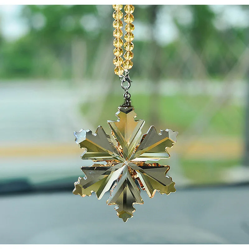 Рождественский подарок прозрачный кристалл большие снежинки украшения Ловец