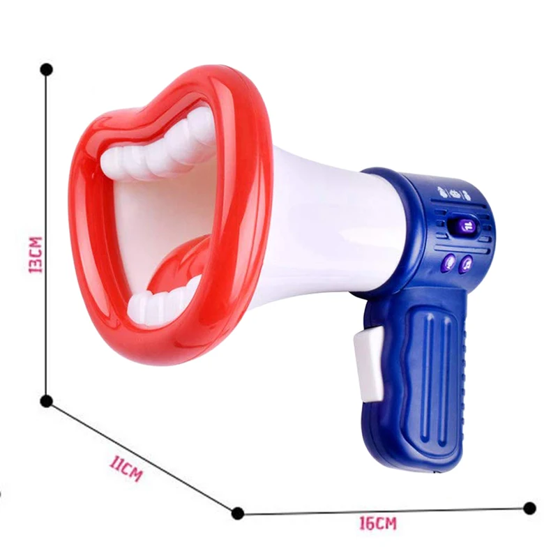 Hot Mini Funny Vocal Toys Voice Changer Loudspeaker Recording Gift Three Sound Effects Variable For Children Kids | Электроника