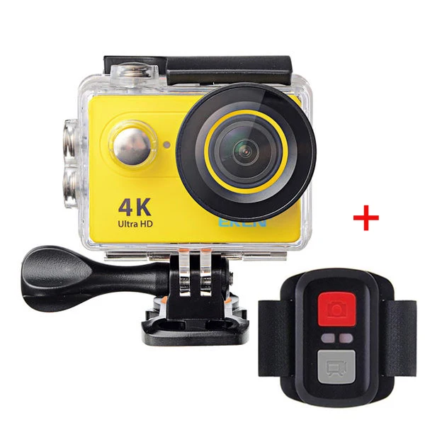 H9R Yellow Оригинальная экшн-камера eken H9/H9R Ultra HD 4K WiFi 1080 P/60fps 2,0 lcd 170D объектив камера на шлем Водонепроницаемая профессиональная спортивная камера - Цвет: H9R Yellow